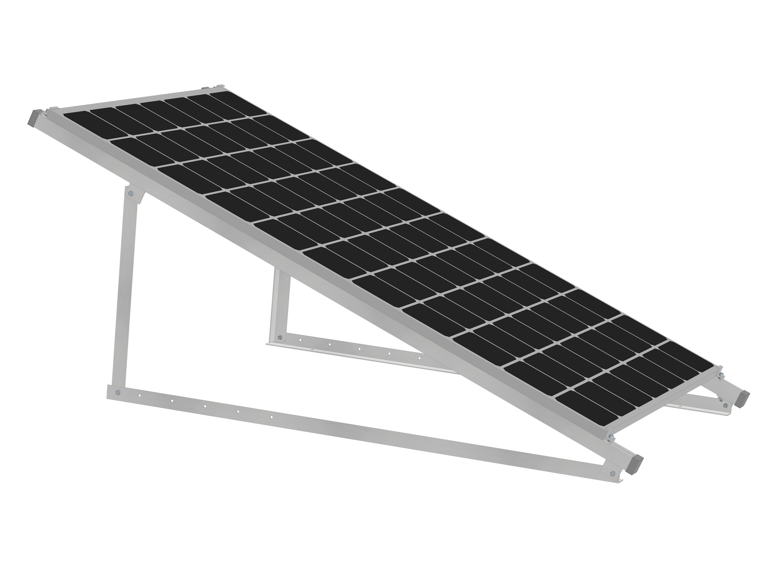 PV Solarmodul Wandhalterung Aufständerung 20°- 30° ballasthalterungen