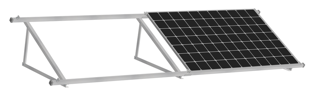 Solarmodul Aufständerung Wandhalterung 25°-40° PV Halterung 2-6 Module