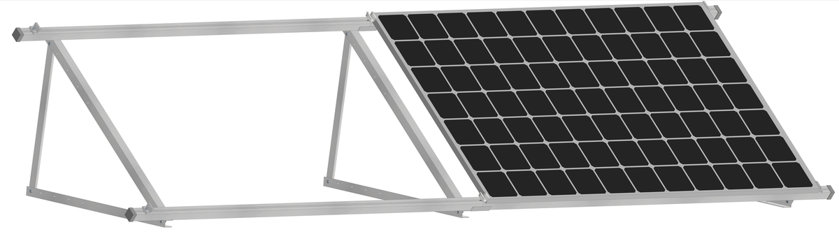 Solarmodul Aufständerung Wandhalterung 35°-60° PV Halterung 2-6 Module