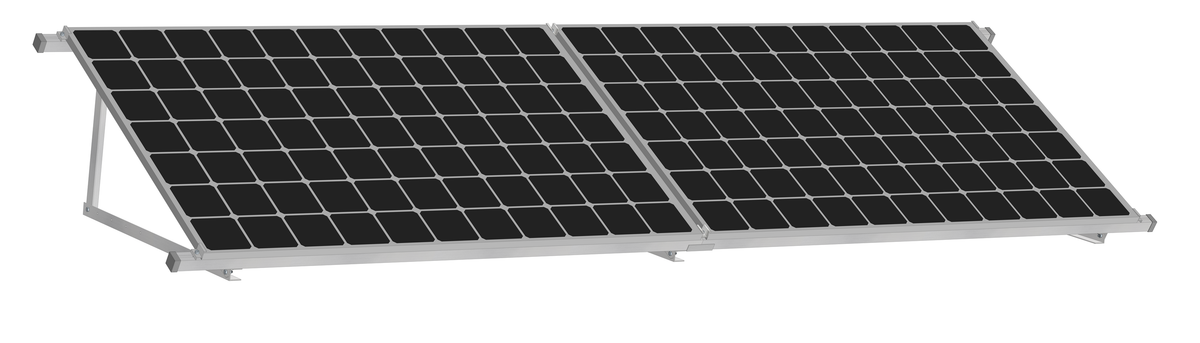 Solarmodul Aufständerung Wandhalterung 25°-40° PV Halterung 2-6 Module