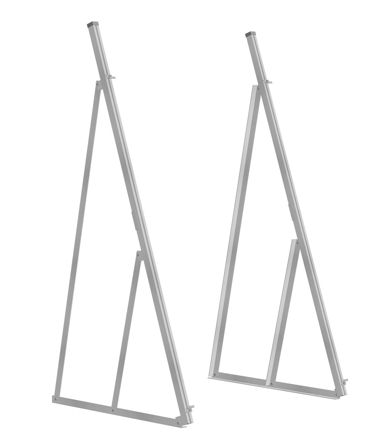 Solarmodul Halterung / Aufständerung bis 215cm Hochkant 70°-90°