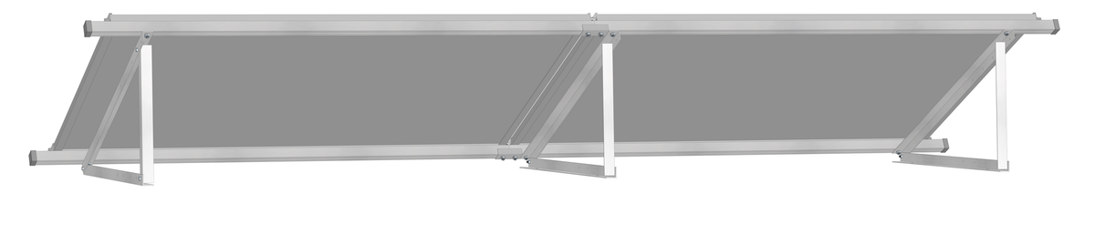 Solarmodul Aufständerung Wandhalterung 25°-40° PV Halterung 2-6 Module