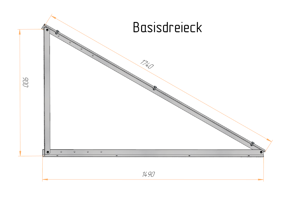 PV Solarmodul Aufständerung Halterung Balkonkraftwerk Flachdach Wand 30°-40°