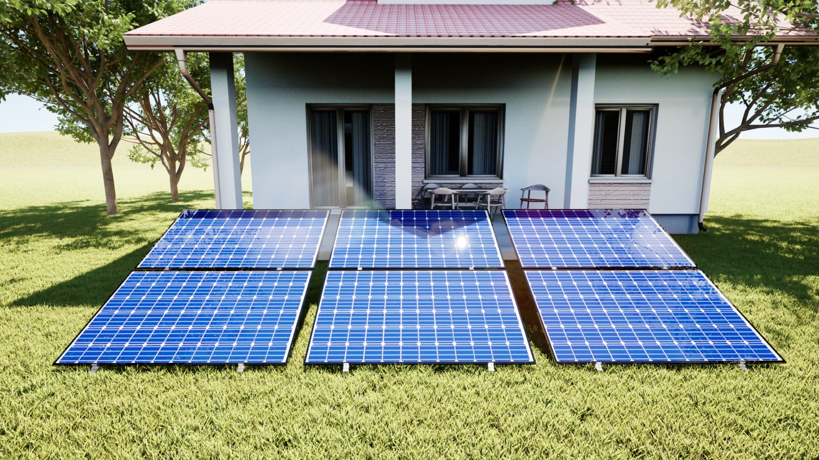PV Solarmodul Wandhalterung Aufständerung 25° / 30° Doppelt Quer für 2 Module