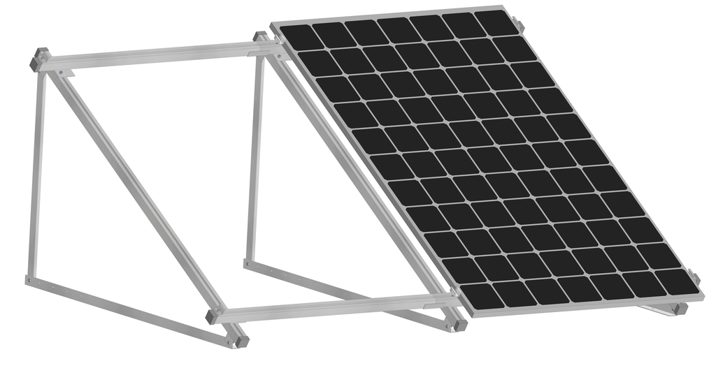 Solarmodul Aufständerung Wandhalterung 30°-45° PV Halterung Hochkant