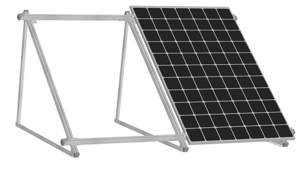 Solarmodul Aufständerung Wandhalterung 40°-60° PV Halterung Hochkant