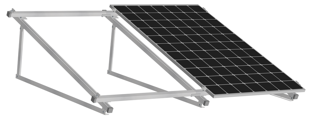 Solarmodul Aufständerung Wandhalterung 15°-25° PV Halterung Hochkant