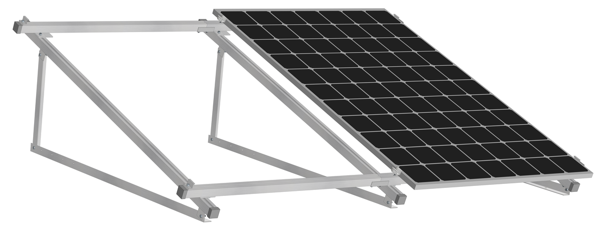 Solarmodul Aufständerung Wandhalterung 15°-25° PV Halterung Hochkant