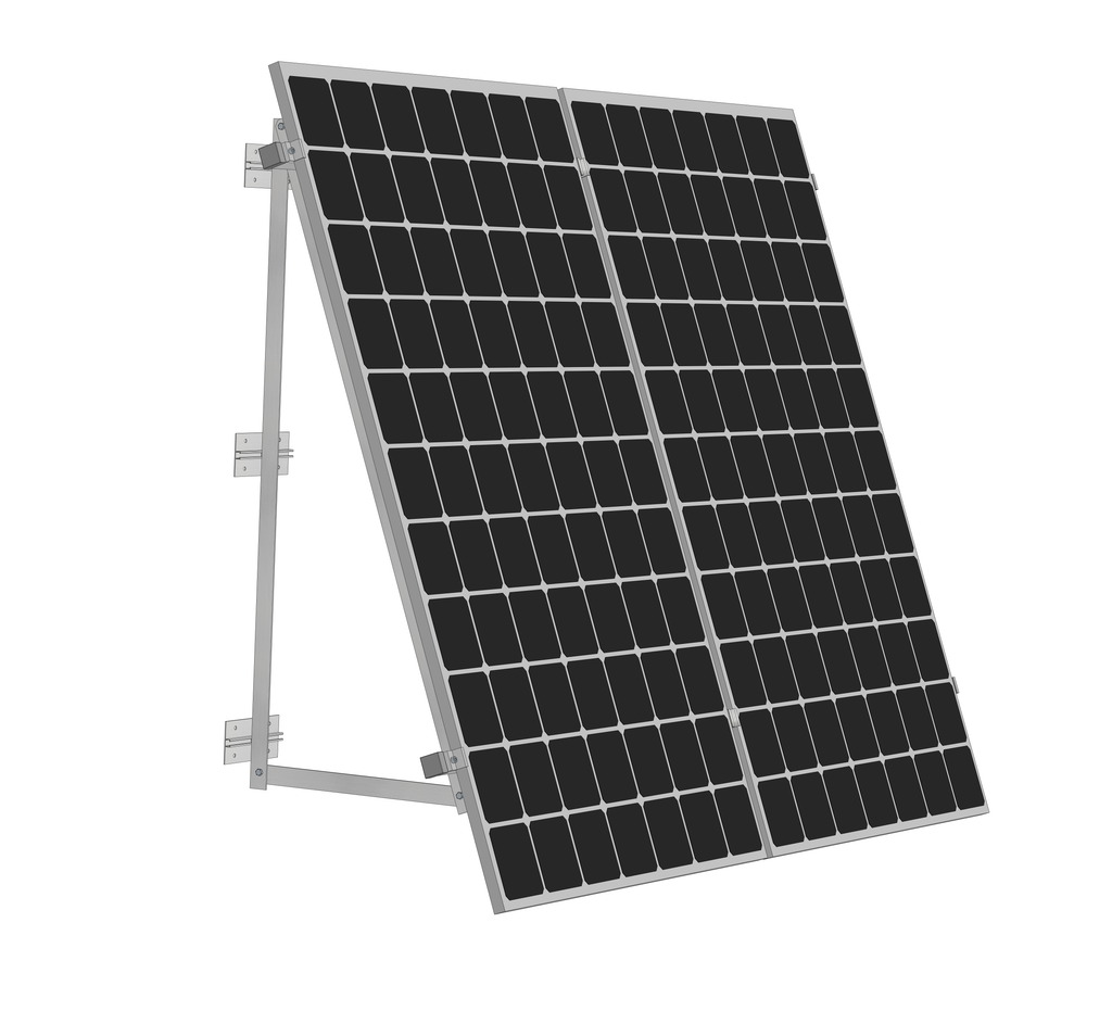 Solar Solarmodul Wand- / Bodenhalterung (hochkant) 20°/70°