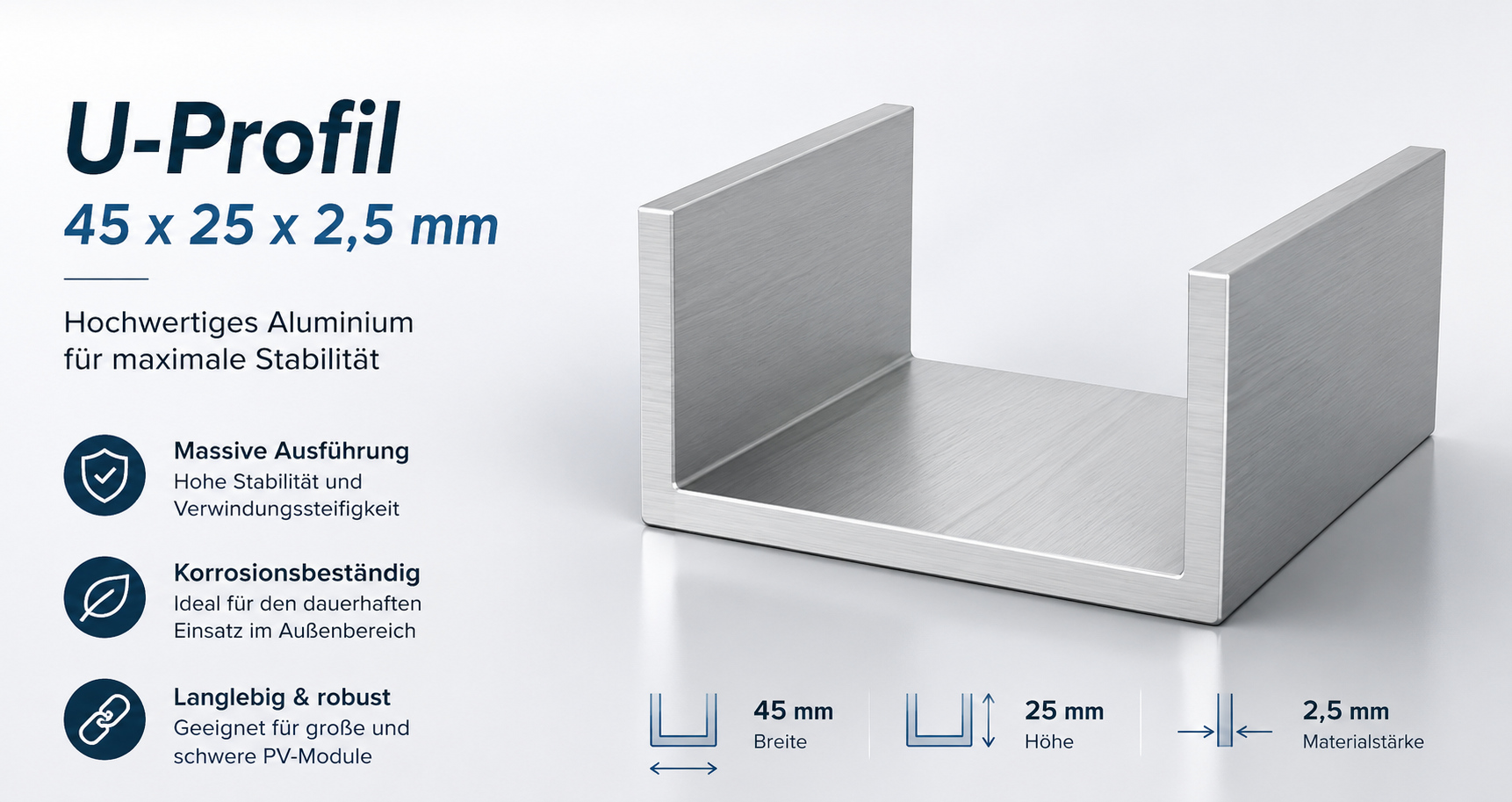 PV Solar Basisdreieck Montage Dreieck 115cm 10° 15° 20° 25° 30° 35° 40°