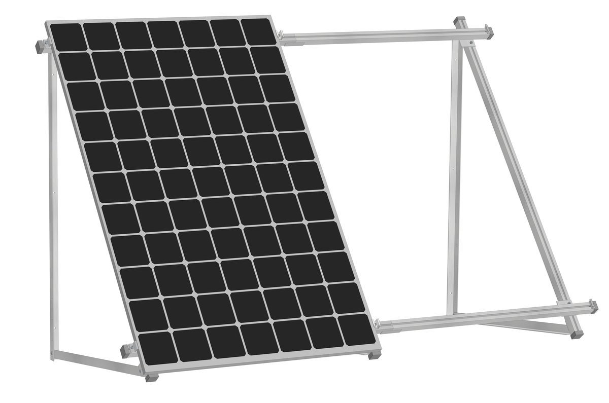 Solarmodul Aufständerung Wandhalterung 40°-60° PV Halterung Hochkant